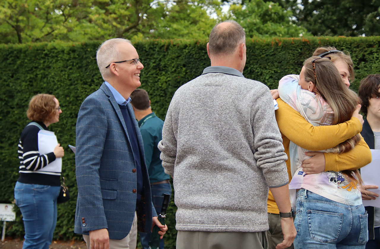 Abbey Gate College students celebrate their GCSE results thumbnail image